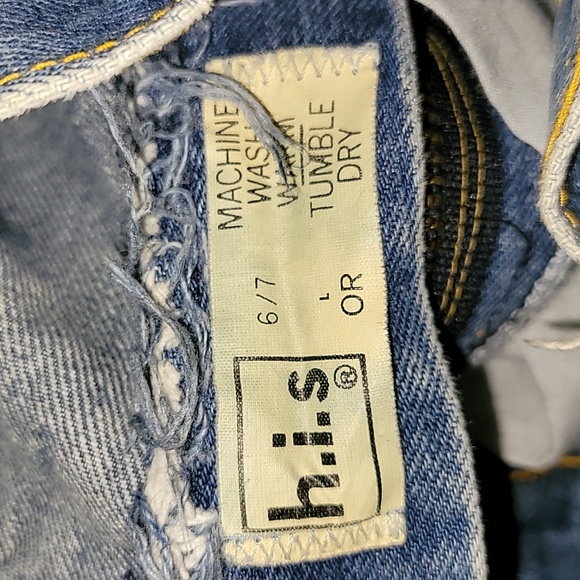 Vintage. CHIC by H.I.S. Jeans. Slight Flare. Zipper-fly. Women's size 6/7 - Picture 14 of 15